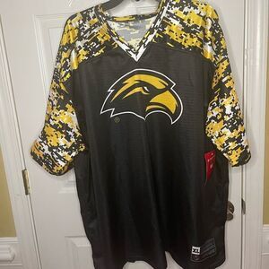 NWT Southern Miss Golden Eagles GameDay Greats Football Jersey - Black S…